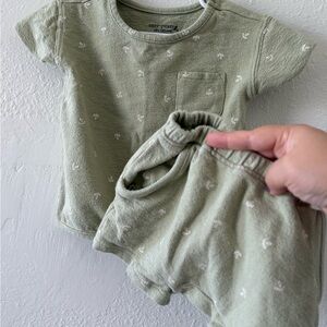 Organic cotton  Kids Shirt & Shorts Set